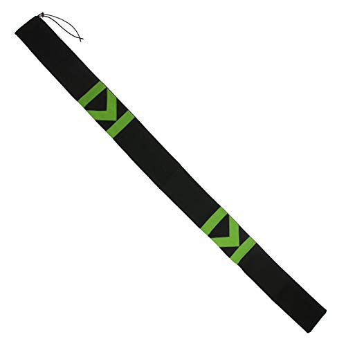Jackalope Bogenhülle V für Recurvebogen | Farbe: Schwarz/Grün von JACKALOPE Archery