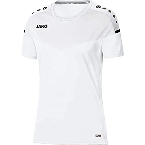 JAKO Damen Champ 2.0 T shirt, Weiß, 36 EU von JAKO