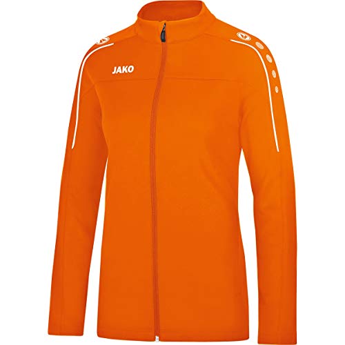 JAKO Damen Freizeitjacke Classico, neonorange, 40, 9850 von JAKO