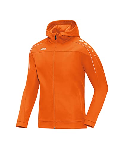 JAKO Damen Kapuzenjacke Classico, neonorange, 36, 6850 von JAKO
