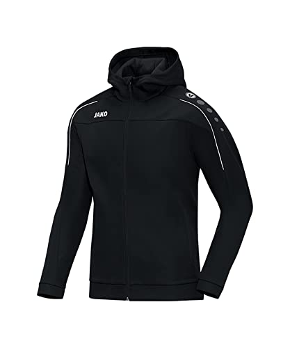 JAKO Damen Kapuzenjacke Classico, schwarz, 36, 6850 von JAKO