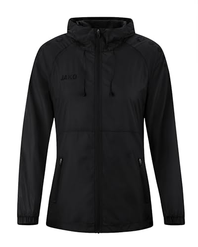 JAKO Damen Lightweightjacke Light Flow, schwarz, L von JAKO