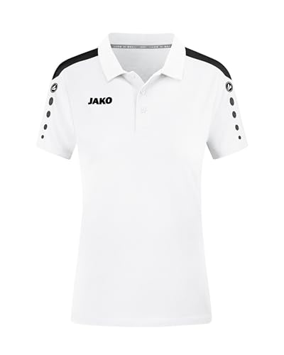 JAKO Damen Poloshirt Power, Weiß, 36 von JAKO