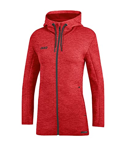 JAKO Premium Basic Kapuzenjacke Damen rot, 36 Damen von JAKO