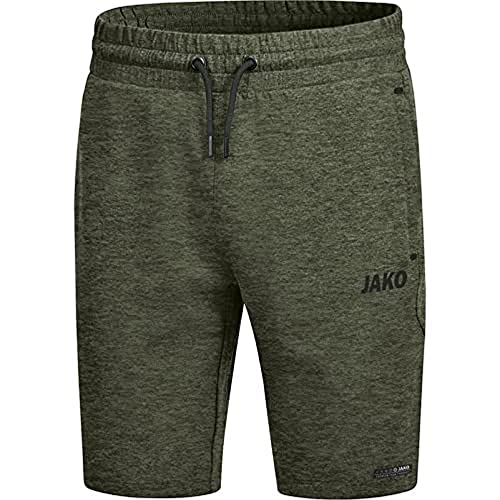 JAKO Damen Premium Basics Shorts, Khaki meliert, 40 von JAKO