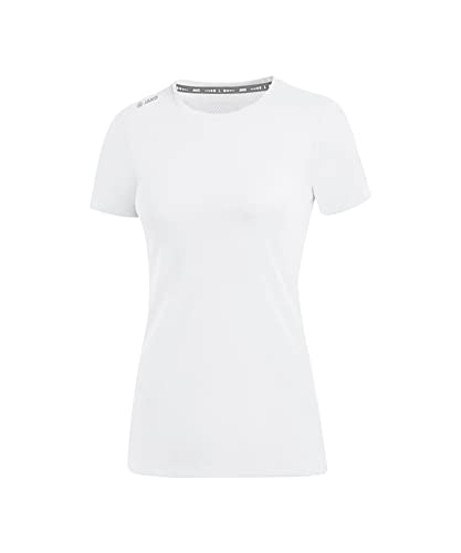 JAKO Damen T-shirt Run 2.0, weiß, 34, 6175 von JAKO