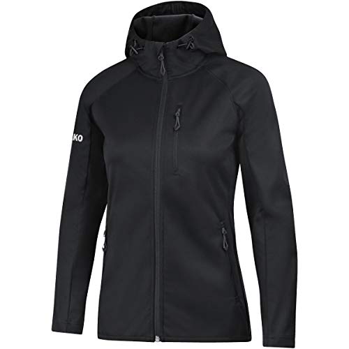 JAKO Damen Softshell-jacken Softshelljacke Light, schwarz, 34, 7605 von JAKO