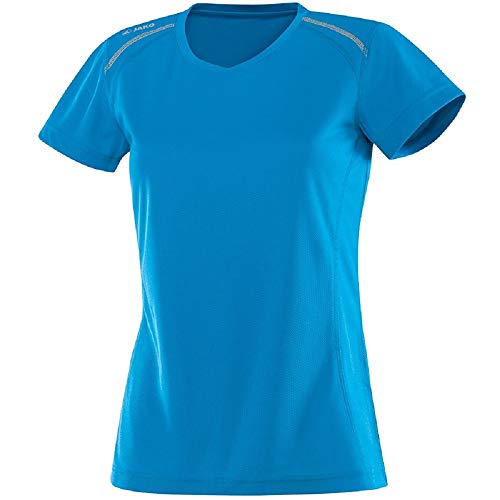 JAKO Damen T-Shirt Run, Jako Blau, 34-36, 6115 von JAKO