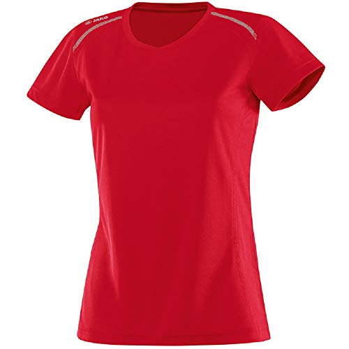 JAKO Damen T-Shirt Run, Rot, 34-36, 6115 von JAKO