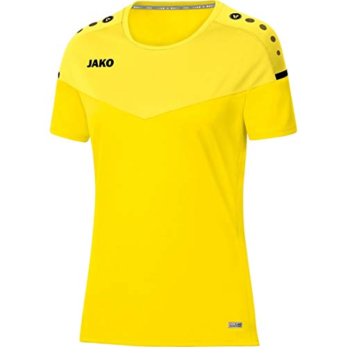 JAKO Damen T-shirt Champ 2.0, citro/citro light, 36, 6120 von JAKO