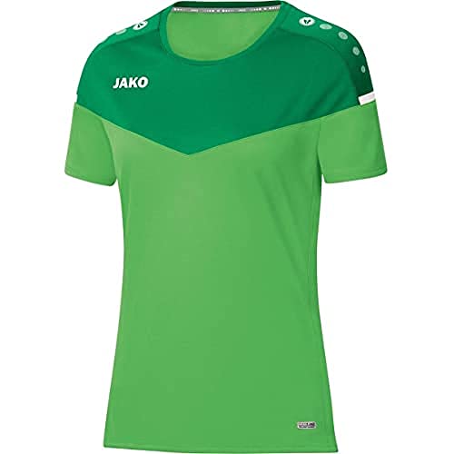 JAKO Damen T-shirt Champ 2.0, soft green/sportgrün, 36, 6120 von JAKO