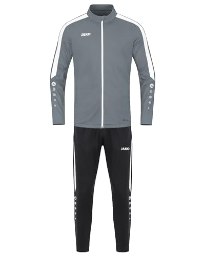 JAKO Damen Trainingsanzug Polyester Power, Steingrau, 34 von JAKO