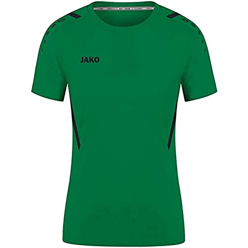 JAKO Damen Trikot Challenge, Kurzarm, sportgrün/schwarz, 42 von JAKO