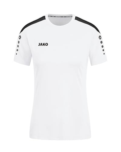 JAKO Damen Trikot Power (Kurzarm), Weiß, 38 von JAKO