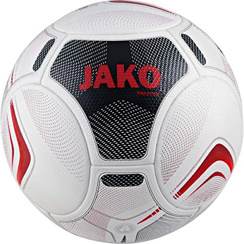JAKO Fußbälle Spielball Prestige, weiß/schwarz/rot, 5, 2344 von JAKO
