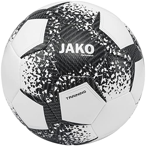 Jako Unisex Fußbälle Trainingsball Performance, Weiß/Schwarz/Steingrau, 2301-701, 5 von JAKO