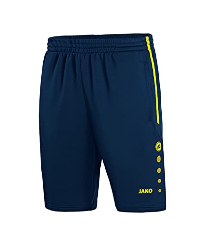 JAKO Herren Active Trainingsshorts, Marine/Neongelb, S JAKO Herren Active Trainingsshorts, Marine/Neongelb, S von JAKO