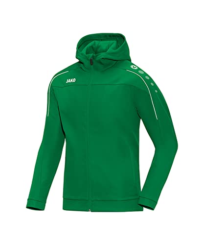 JAKO Herren Basic-kapuzen-jacke Classico, sportgrün, L, 6850 von JAKO