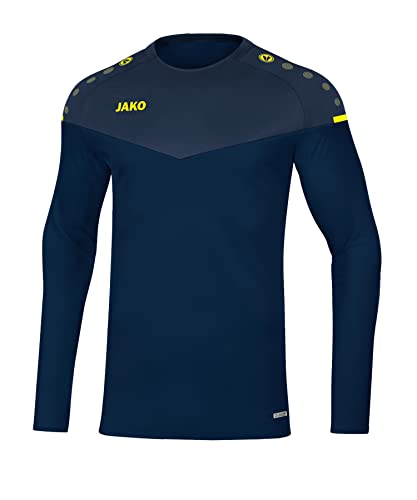 Jako Herren Sweat Champ 2.0, marine/darkblue/neongelb, L, 8820 von JAKO