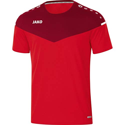 JAKO Herren T-shirt Champ 2.0, rot/weinrot, M, 6120 von JAKO