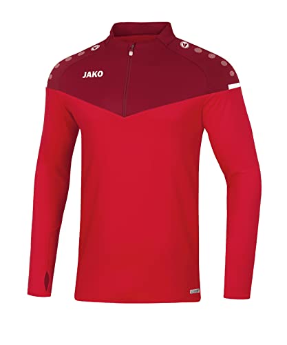Jako Herren Ziptop Champ 2.0, rot/weinrot, XXL, 8620 von JAKO