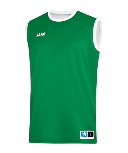 JAKO Herren Change 2.0 Wendetrikot, sportgrün/Weiß, XXL JAKO Herren Change 2.0 Wendetrikot, sportgrün/Weiß, XXL von JAKO