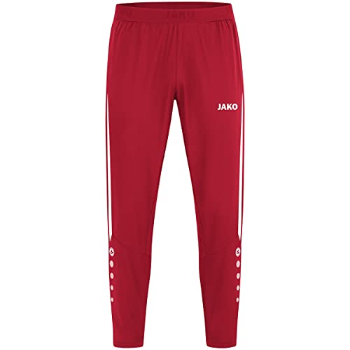 JAKO Herren Freizeithose Power, rot/weiß, L von JAKO