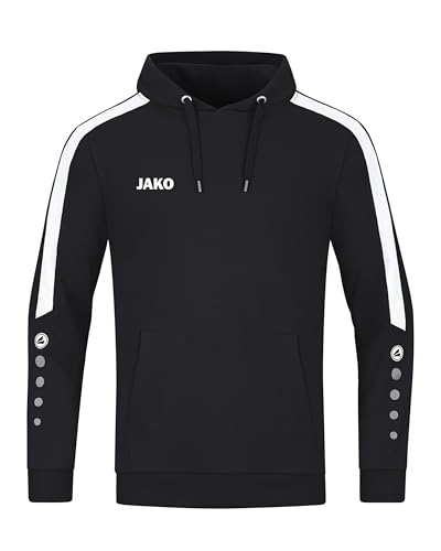 JAKO Herren Kapuzensweatshirt Power, Schwarz, 4XL von JAKO
