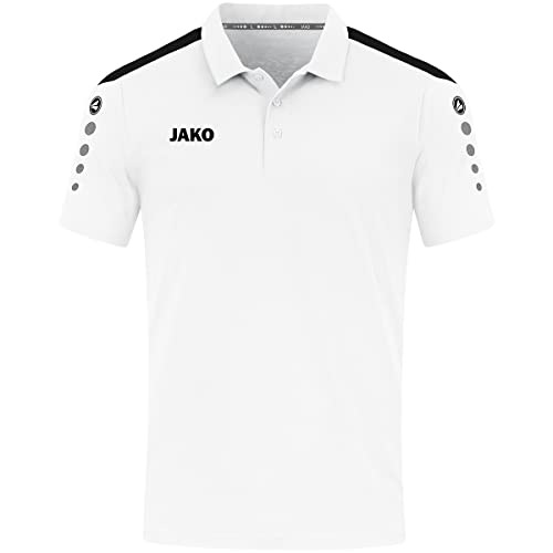 JAKO Herren Poloshirt Power, Weiß, S von JAKO