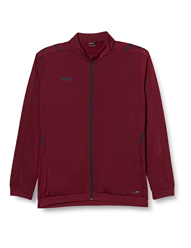 JAKO Herren Polyesterjacke Challenge, maroon/marine, XL von JAKO