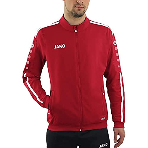 JAKO Herren Striker 2.0 jakke Polyesterjacke, chili rot/Weiß, L EU von JAKO