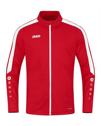 JAKO Herren Polyesterjacke Power, Rot, 4XL von JAKO