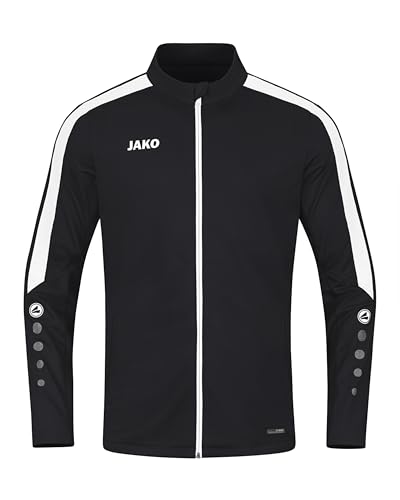 JAKO Herren Polyesterjacke Power, Schwarz, M von JAKO