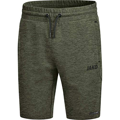 JAKO Herren Premium Basics Shorts, Khaki meliert, S von JAKO