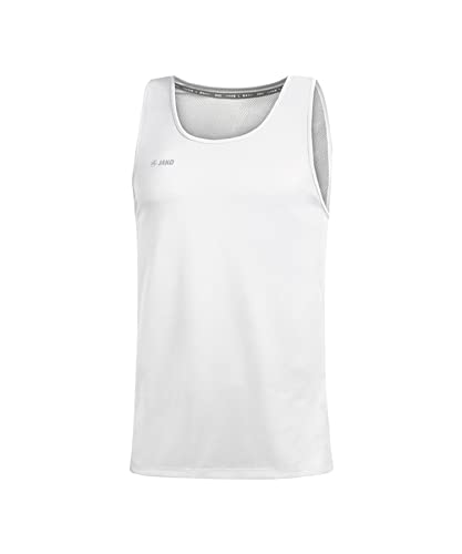 JAKO Herren Løb 2.0 Tanktop, Weiß, M EU von JAKO