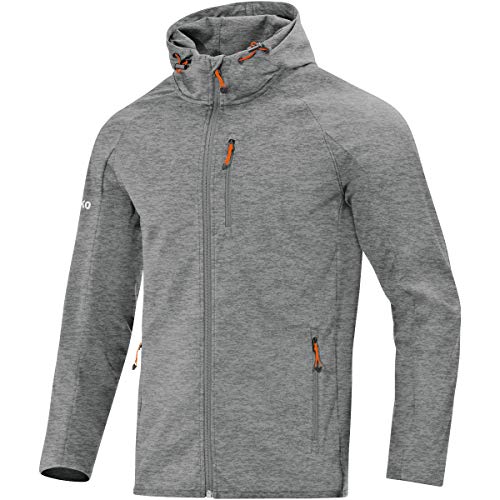 JAKO Herren Softshell-jacken Softshelljacke Light, grau meliert, M, 7605 von JAKO