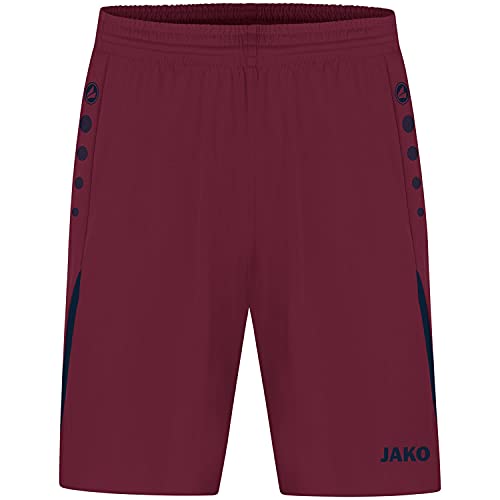 JAKO Herren Sporthose Challenge, Shorts, Maroon/Marine, XXL von JAKO