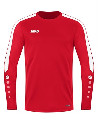 JAKO Herren Sweatshirt Power, Rot, XXL von JAKO