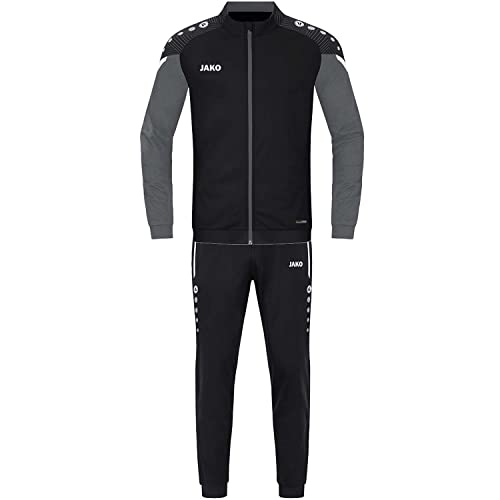 JAKO Herren Trainingsanzug Polyester Performance, schwarz/anthra light, L von JAKO