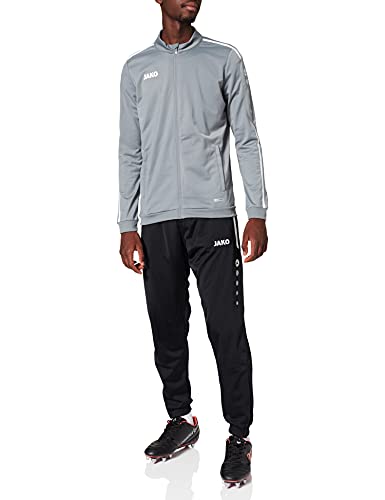 JAKO Herren Trainingsanzug Polyester Striker 2.0, steingrau/weiß, 4XL, M9119 von JAKO