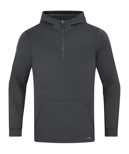 JAKO Herren Zip Hoodie Pro Casual, Aschgrau, XL von JAKO