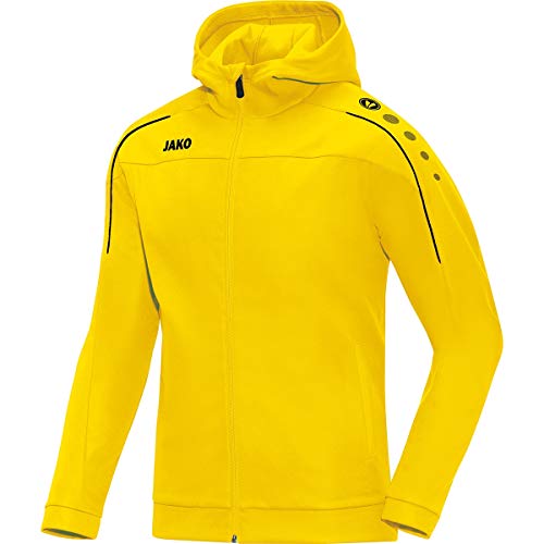 JAKO Kinder Kapuzenjacke Classico, citro, 140, 6850 von JAKO