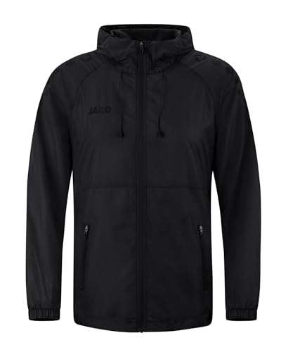 JAKO Kinder Lightweightjacke Light Flow, schwarz, 140 von JAKO