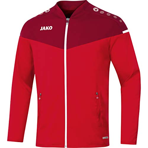 JAKO Kinder Präsentationsjacke Champ 2.0, rot/weinrot, 140, 9820 von JAKO