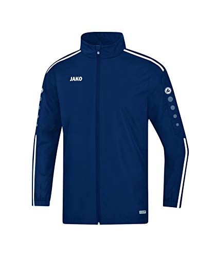 JAKO Kinder Allwetterjacke (durchgehender Rv) Allwetterjacke Striker 2.0, marine/weiß, 152, 7419 von JAKO