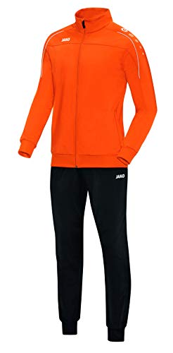 JAKO Kinder Trainingsanzug Polyester Classico, neonorange, 140, M9150 von JAKO