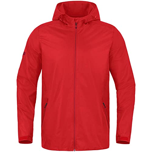 JAKO Herren All-weather Jacket All-round Allwetterjacke Durchgehender Rv , Rot, XL EU von JAKO
