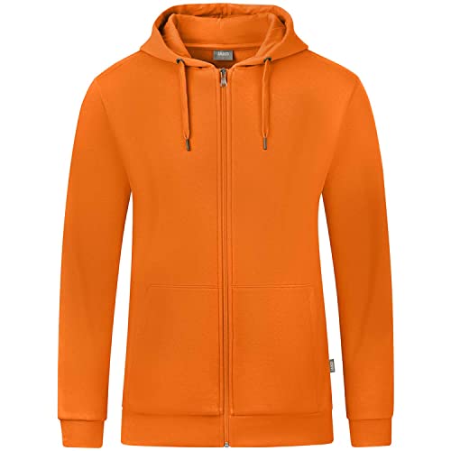 Jako Men Basic-/Kapuzen-Jacke Kapuzenjacke Organic, Orange, C6820-360, XL von JAKO