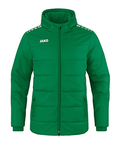 JAKO Herren Coachjacke Team mit Kapuze, Sportgrün, M von JAKO