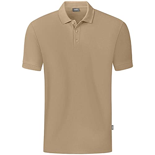 JAKO Men Polo Organic, Sand, C6320-380, XL von JAKO